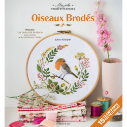 Mes jolis transferts brodés : Oiseaux brodés Livre Broderie