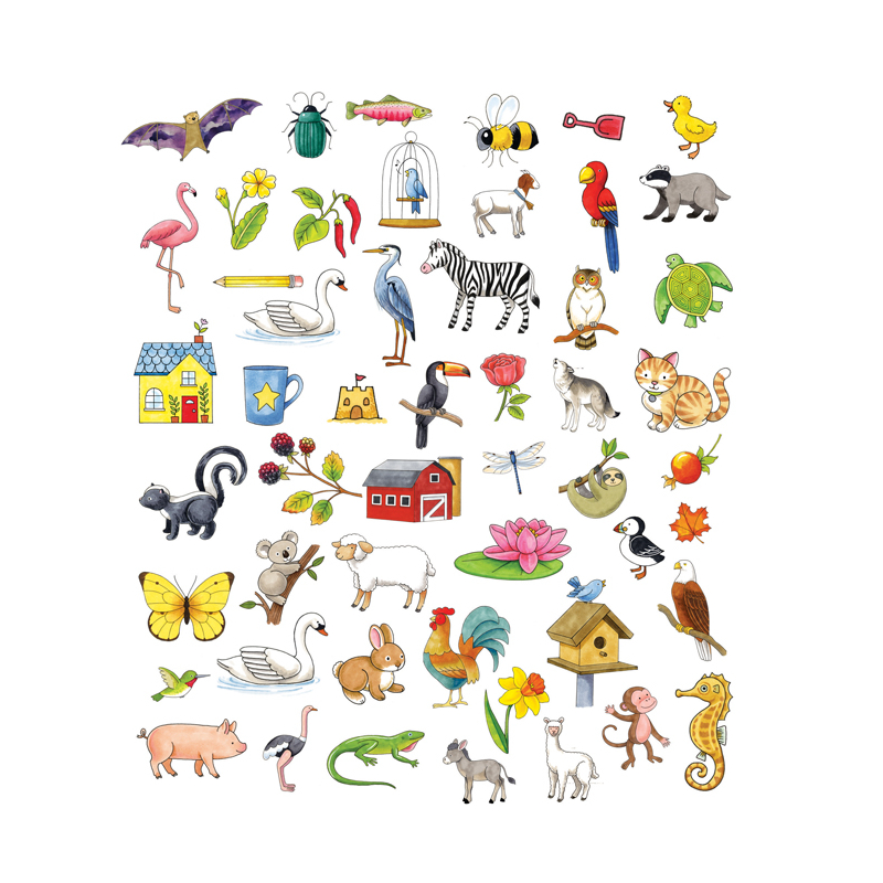 Adorables mignonneries à dessiner pas à pas Livre Jeunesse