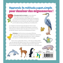 Adorables mignonneries à dessiner pas à pas Livre Jeunesse