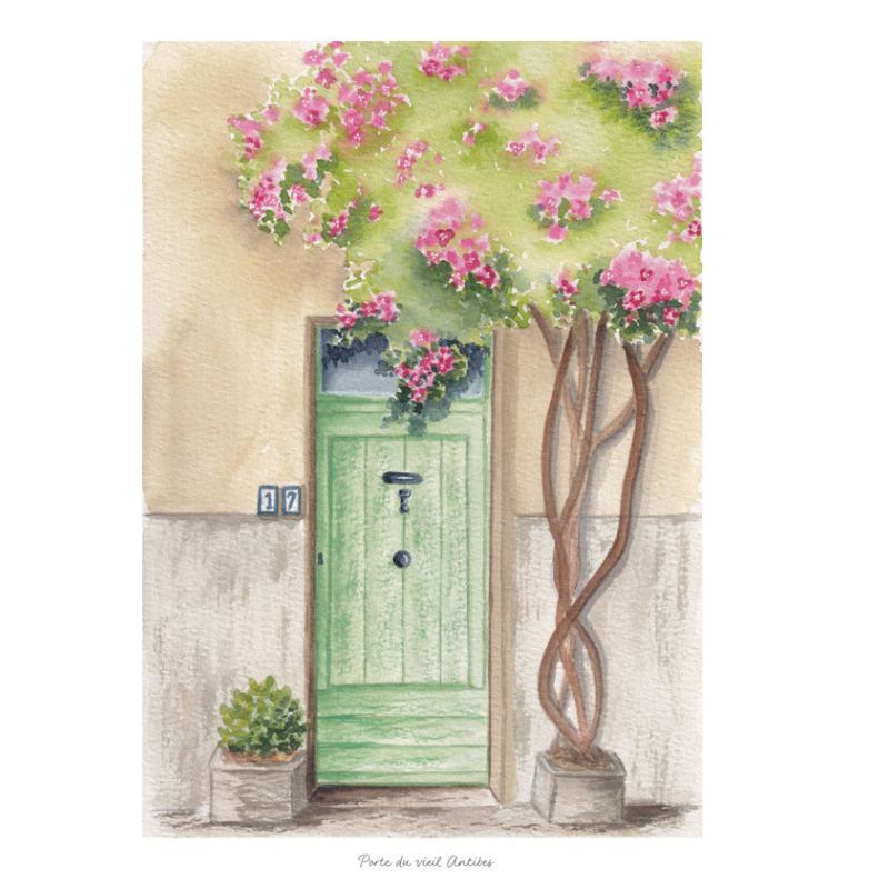 La côte d'azur à l’aquarelle Livre Beaux-arts