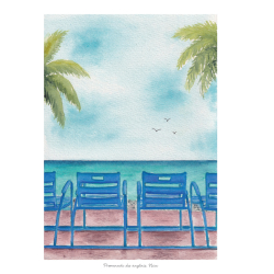 La côte d'azur à l’aquarelle Livre Beaux-arts