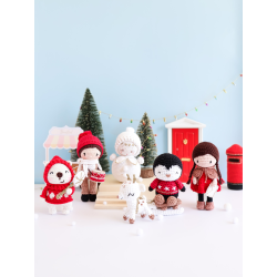 Coffret Le calendrier de l'Avent : Poupées & amigurumis - Occasion Kit livres coffrets defraichis