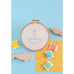 Coffret Je découvre la broderie - Occasion Kit livres coffrets defraichis