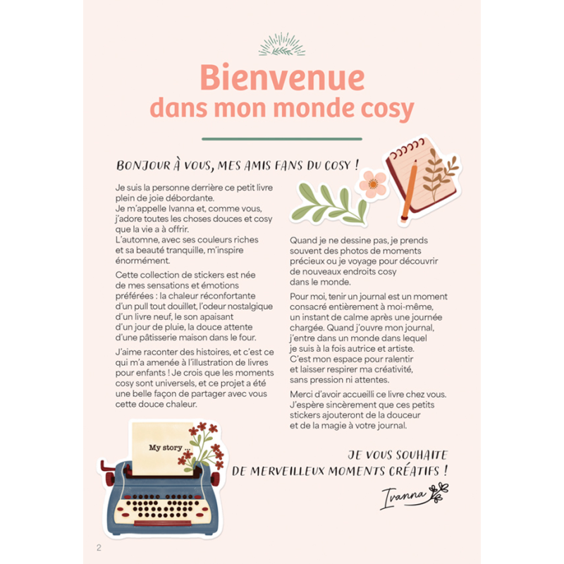 Stickers : Moments Cosy Livre DIY