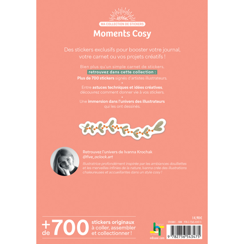 Stickers : Moments Cosy Livre DIY
