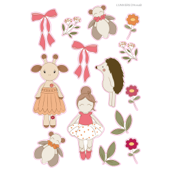 Stickers : AnnaB & Tous les mots doux Livre DIY