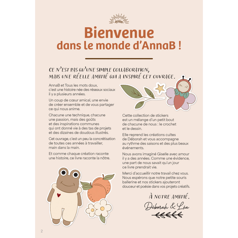 Stickers : AnnaB & Tous les mots doux Livre DIY