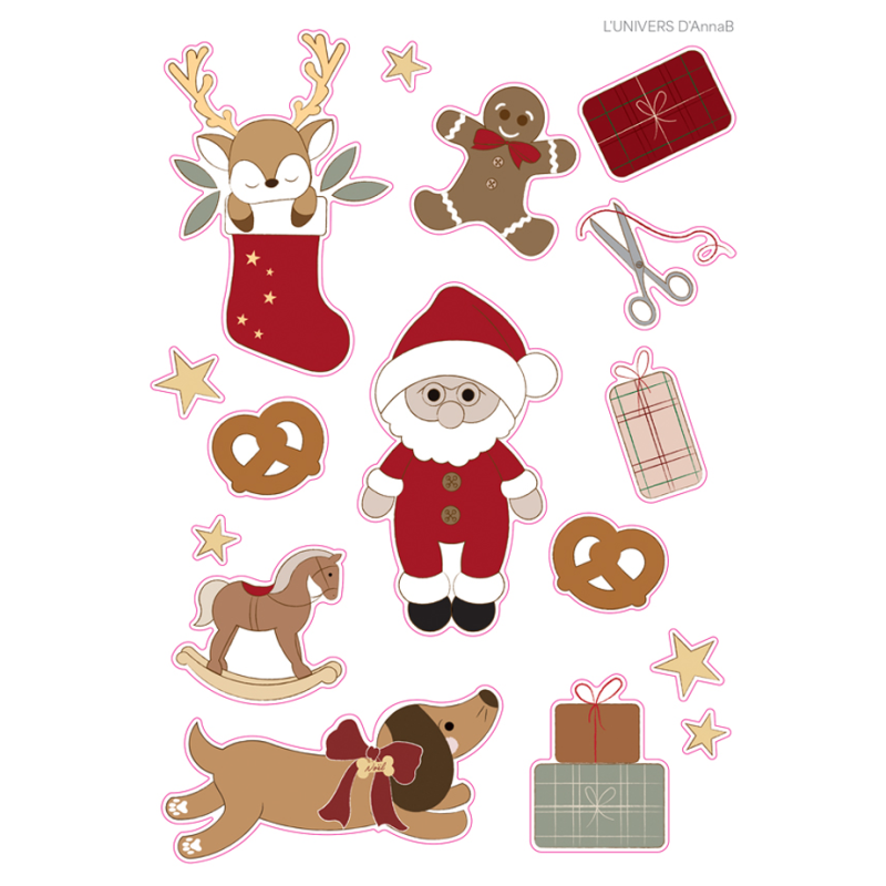 Stickers : AnnaB & Tous les mots doux Livre DIY