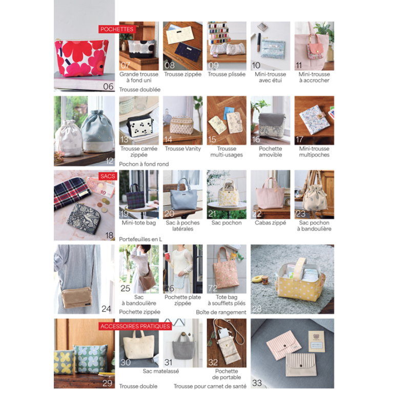 Coudre c'est facile n°96 : Sacs & accessoires sans patron Magazine Couture