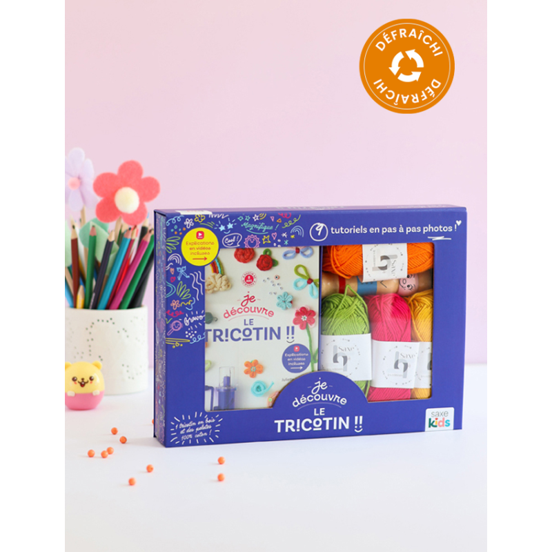 Coffret Je découvre le tricotin - Occasion Kit livres coffrets defraichis