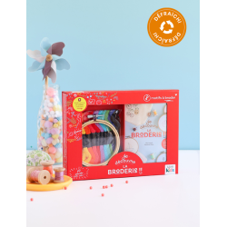 Coffret Je découvre la broderie - Occasion Kit livres coffrets defraichis