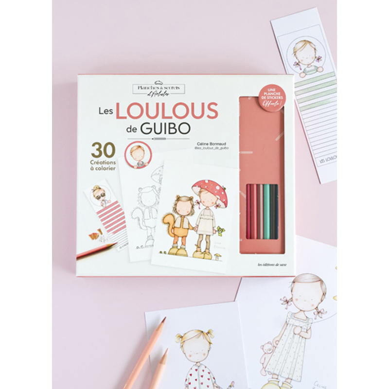 PACK EXCLUSIF : Les loulous de GUIBO Lot Beaux-arts