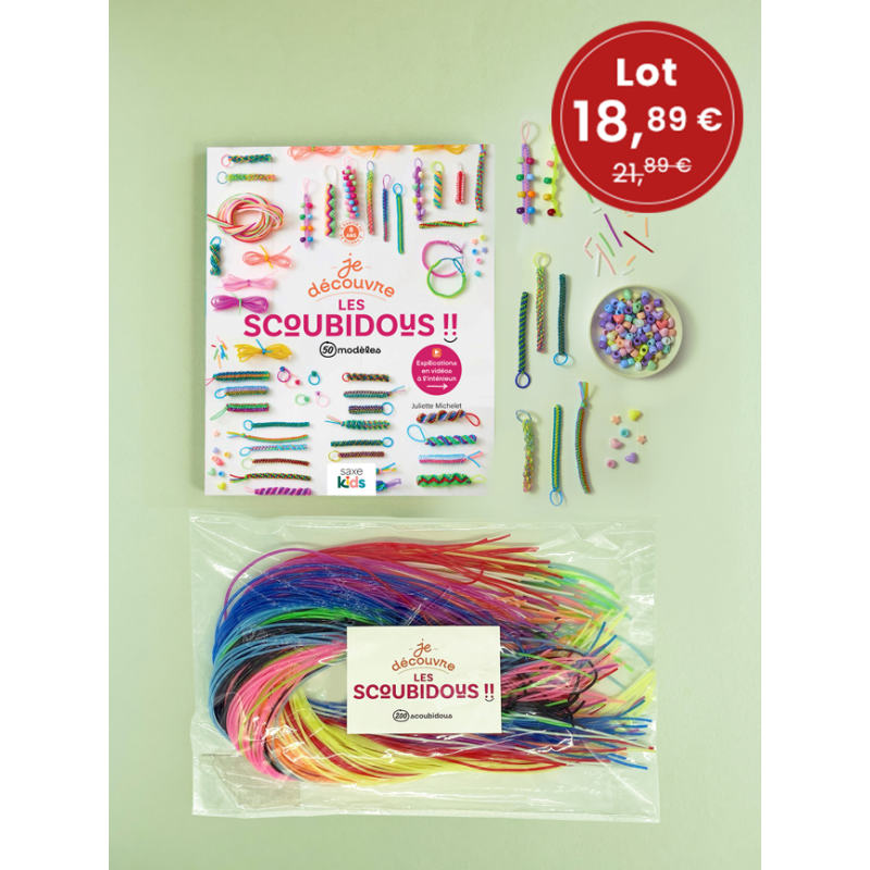 Offre spéciale Scoubidous : le livre + le lot Lot Jeunesse