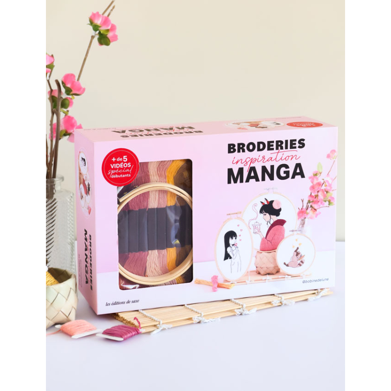 PACK EXCLUSIF : Broderies Inspiration MANGA Lot Broderie