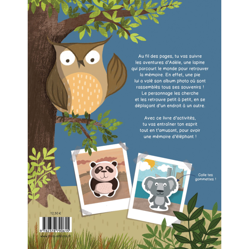 J'entraîne ma mémoire en dessinant et en jouant Livre Jeunesse