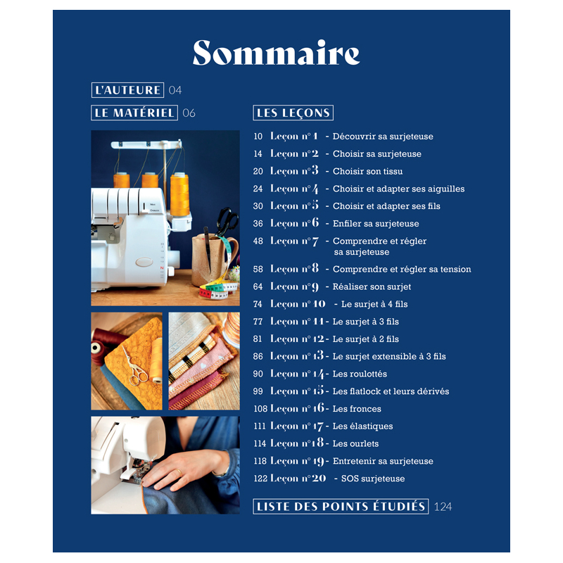 Devenir expert : la surjeteuse Livre Couture
