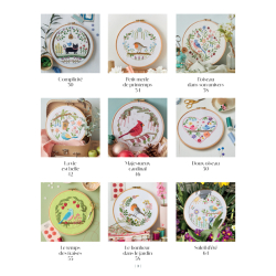 Mes jolis transferts brodés : Oiseaux brodés Livre Broderie