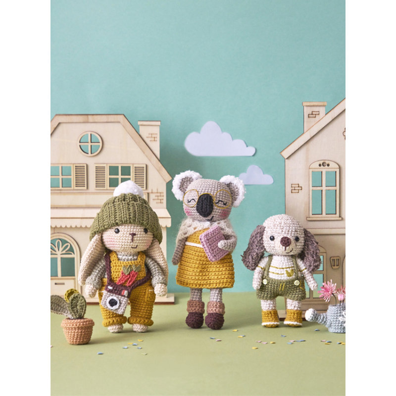 Tendres animaux au crochet - 12 amigurumis Livre Crochet