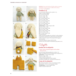Tendres animaux au crochet - 12 amigurumis Livre Crochet