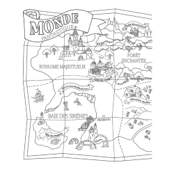 Royaume fantastique à colorier - Un voyage créatif en 100 illustrations Livre Beaux-arts