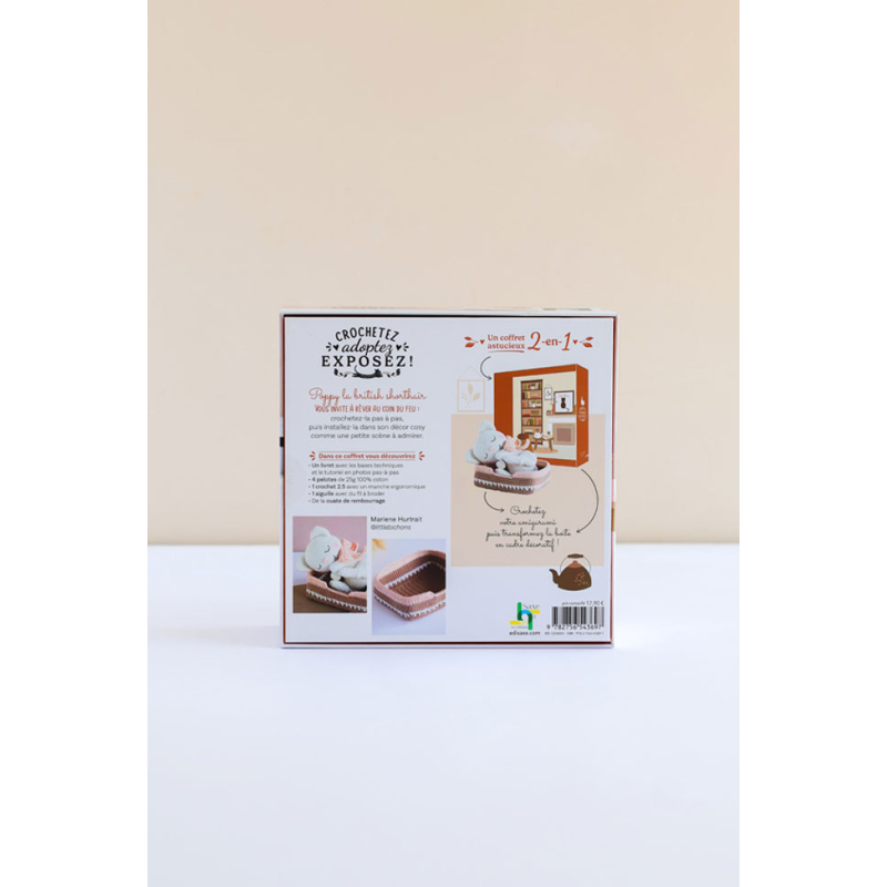 Coffret chat : Poppy le british Kit Crochet