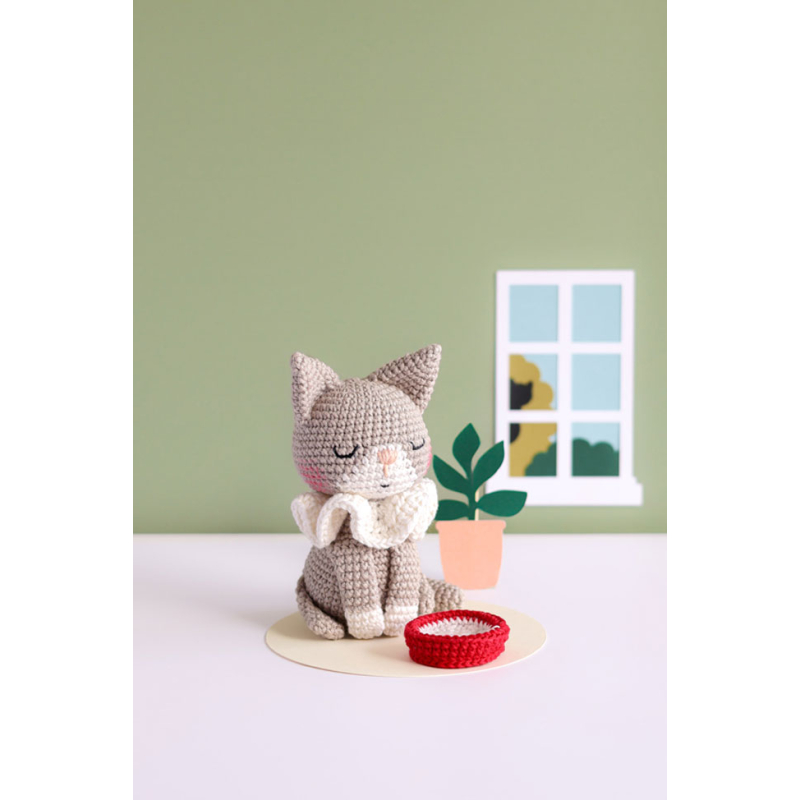 Coffret chat : Aspen le maine coon Kit Crochet