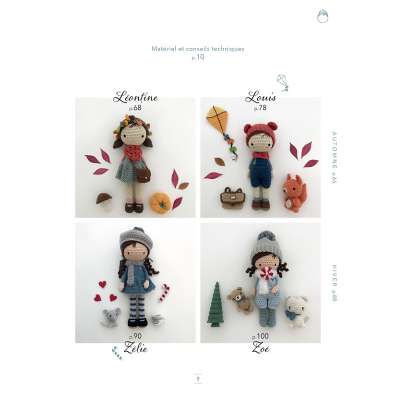 Les poupées de Lulu au crochet Livre Crochet