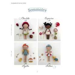 Les poupées de Lulu au crochet Livre Crochet