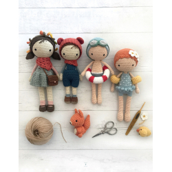 Les poupées de Lulu au crochet Livre Crochet