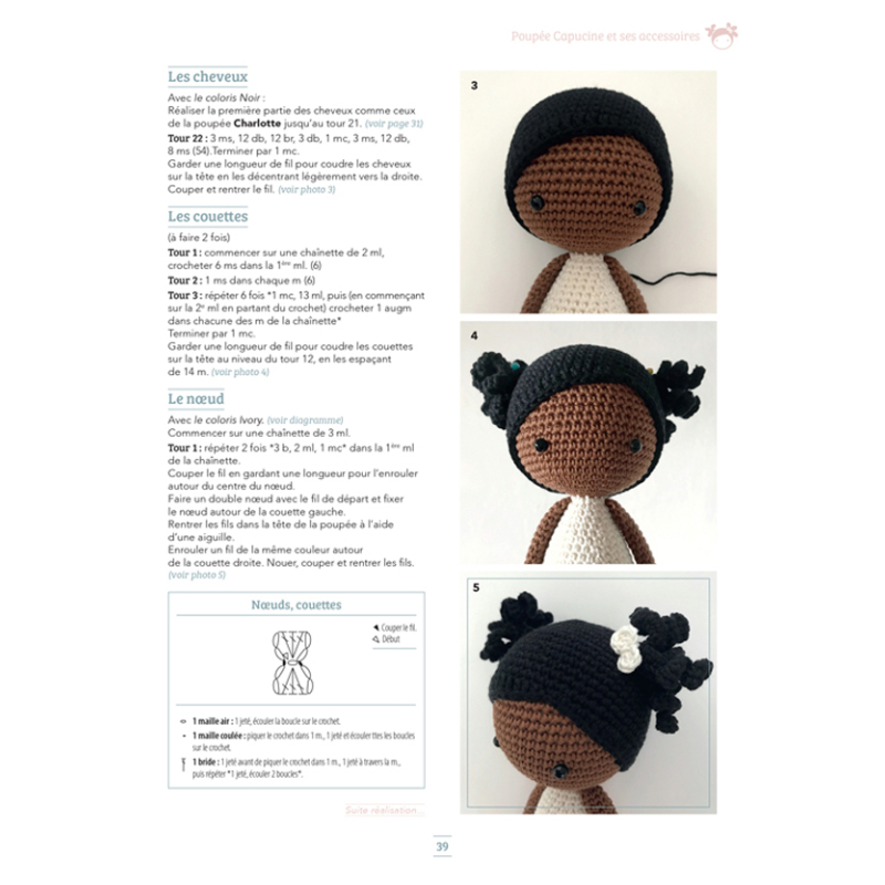 Les poupées de Lulu au crochet Livre Crochet