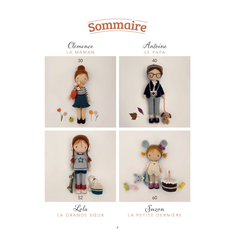 La famille de Lulu au crochet Livre Crochet