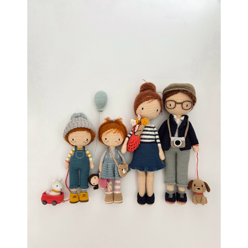 La famille de Lulu au crochet Livre Crochet