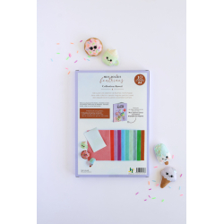 Pochette 10 feuilles feutrine - PASTEL KAWAI Fournitures DIY