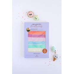 Pochette 10 feuilles feutrine - PASTEL KAWAI Fournitures DIY