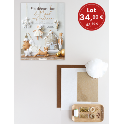 Offre spéciale : Livre + LOT Feutrine Noël Lot DIY