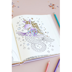 Royaume fantastique à colorier - Un voyage créatif en 100 illustrations Livre Beaux-arts