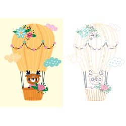 Mon beau coffret de coloriage - Animaux Kit Jeunesse