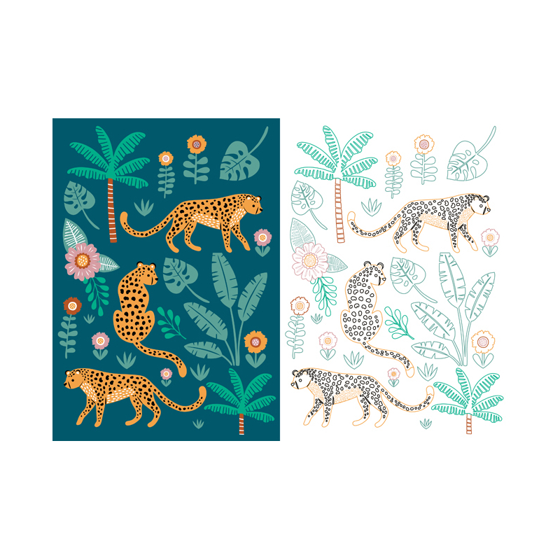 Mon beau cahier de coloriage : jungle Livre Jeunesse