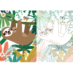 Mon beau cahier de coloriage : jungle Livre Jeunesse