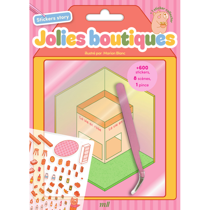 Stickers story - Jolies boutiques Livre DIY