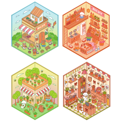 Stickers story - Jolies boutiques Livre DIY