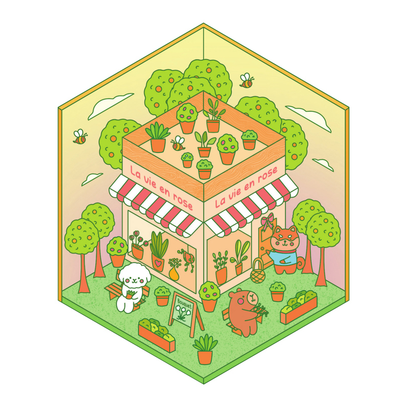 Stickers story - Jolies boutiques Livre DIY
