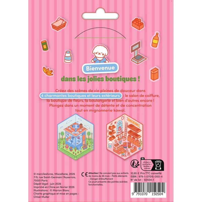 Stickers story - Jolies boutiques Livre DIY