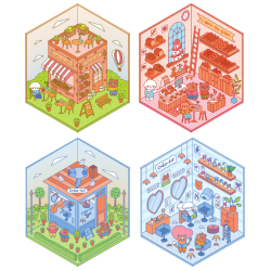 Stickers story - Jolies boutiques Livre DIY