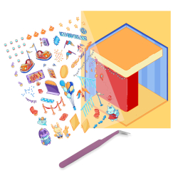 Stickers story - Fête foraine Livre DIY