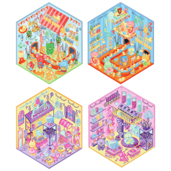 Stickers story - Fête foraine Livre DIY