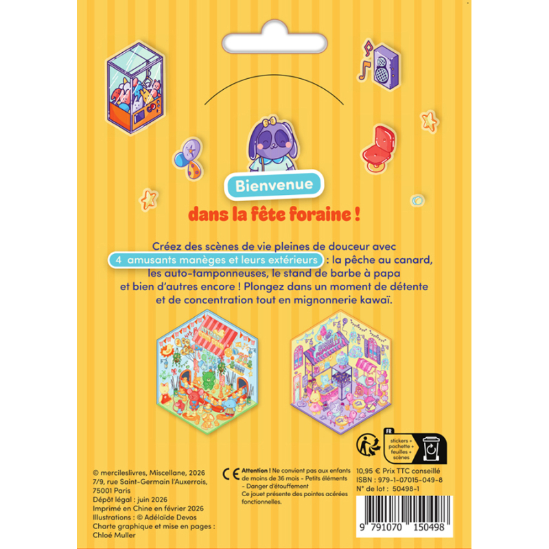 Stickers story - Fête foraine Livre DIY