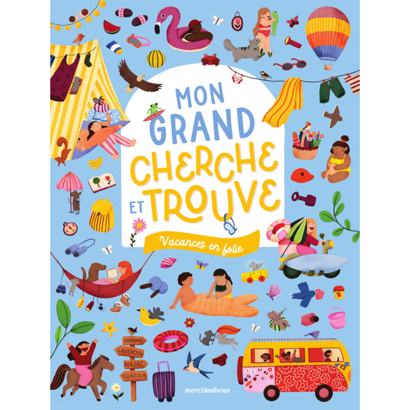 Mon grand cherche et trouve - Vacances en folie Livre Jeunesse