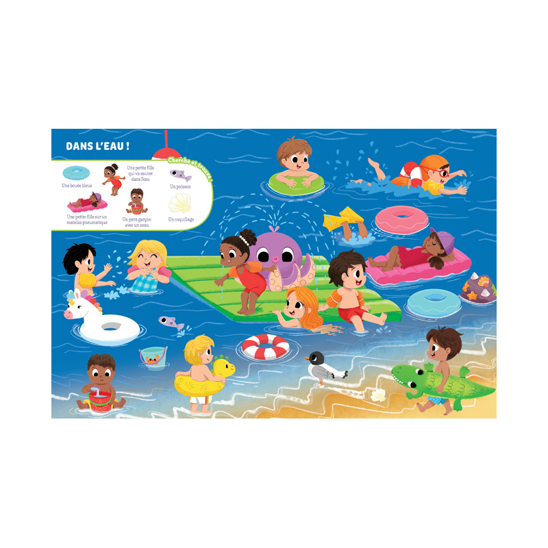 Mon tout premier cherche et trouve - À la mer Livre Jeunesse