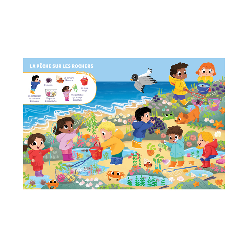 Mon tout premier cherche et trouve - À la mer Livre Jeunesse